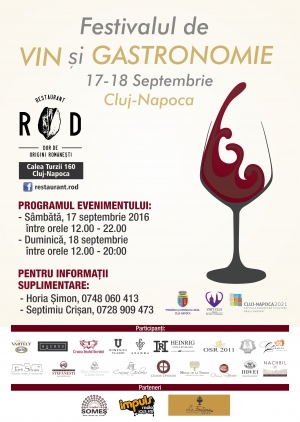 Festival de vin și gastronomie, la Cluj-Napoca