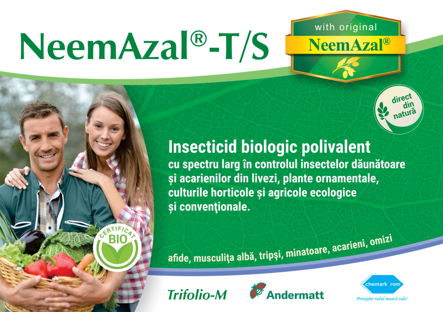 Insecticidul biologic NeemAzal®-T/S, lansat de Andermatt Biocontrol